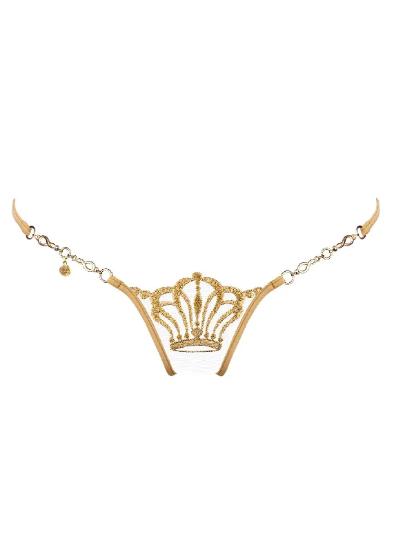 Weekend Savings Extravaganza Weekend Savings Extravaganza Queen of Love (Gold) Luxury G-String