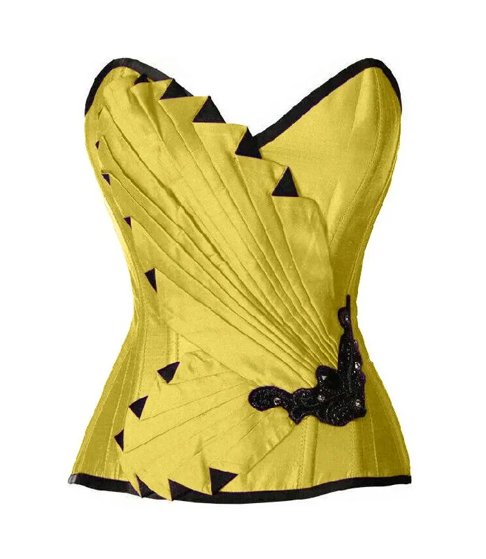 Weekend Sale: Don't Miss Out Weekend Sale: Don't Miss Out Lumley Mustard Yellow Satin/Taffeta Embroidered Overbust Corset Weekend Sale: Don't Miss Out Weekend Sale: Don't Miss Out Lumley Mustard Yellow Satin/Taffeta Embroidered Overbust Corset