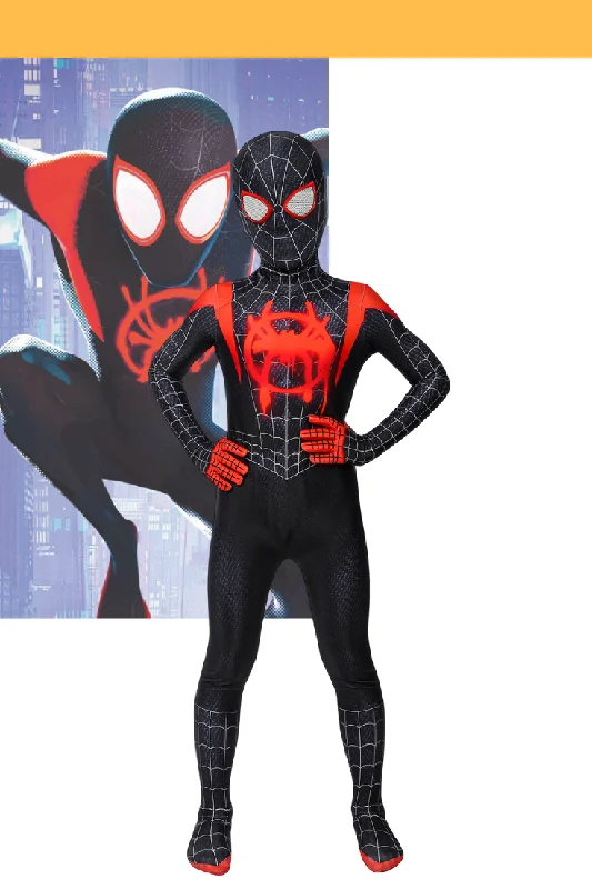 Limited Stock Limited Stock Miles Morales Into The Spider-Verse Kids Size Digital Printed Cosplay Costume Limited Stock Limited Stock Miles Morales Into The Spider-Verse Kids Size Digital Printed Cosplay Costume