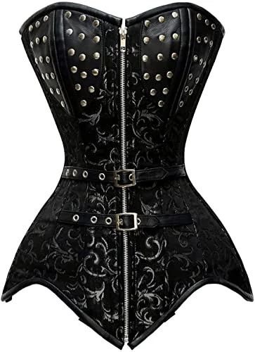 Friends and Family Sale Friends and Family Sale Mirias Brocade Steel Boned Overbust Corset Friends and Family Sale Friends and Family Sale Mirias Brocade Steel Boned Overbust Corset