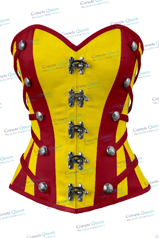Quick Sale Quick Sale Otis Satin Overbust Corset With Buckles