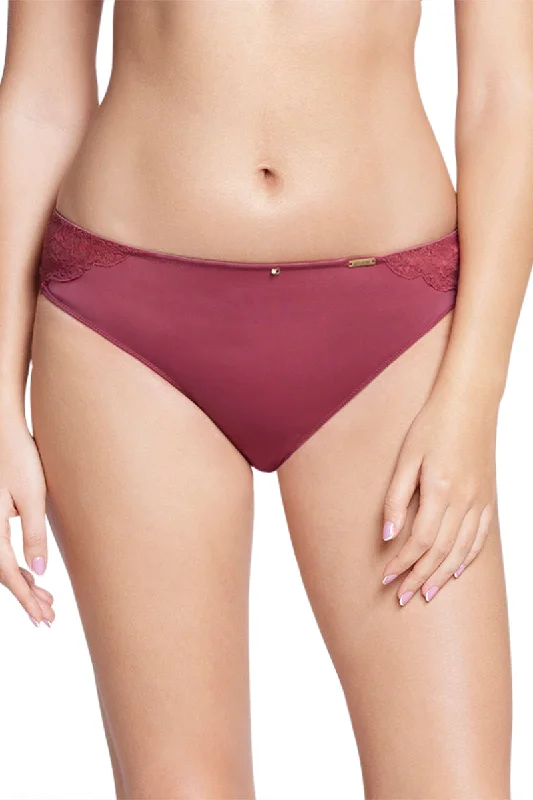 Price Fest Price Fest Print Low Rise Seamed Brazillian Panty - Autumn Rose