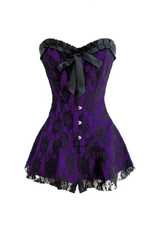 Weekend Discounts to Grab Weekend Discounts to Grab Purple Satin Black Net Frill Burlesque Corset Waist Training Overbust Gothic Weekend Discounts to Grab Weekend Discounts to Grab Purple Satin Black Net Frill Burlesque Corset Waist Training Overbust Gothic