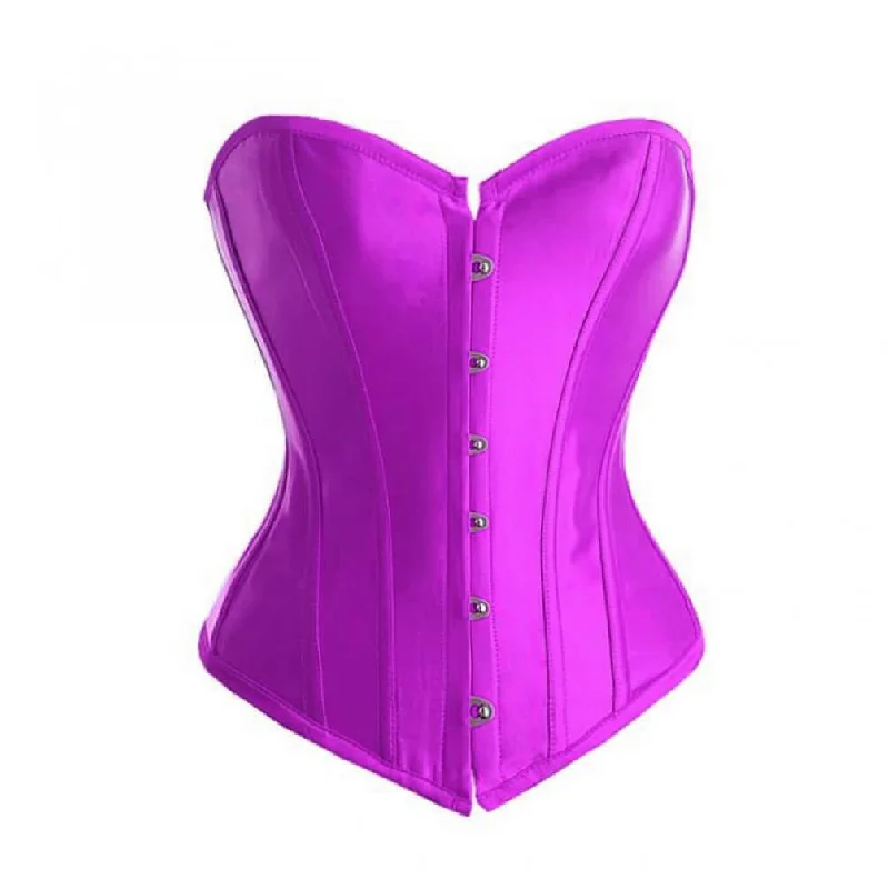 Crazy Deals Crazy Deals Purple Satin Gothic Corset Waist Training Costume Overbust Bustier Crazy Deals Crazy Deals Purple Satin Gothic Corset Waist Training Costume Overbust Bustier
