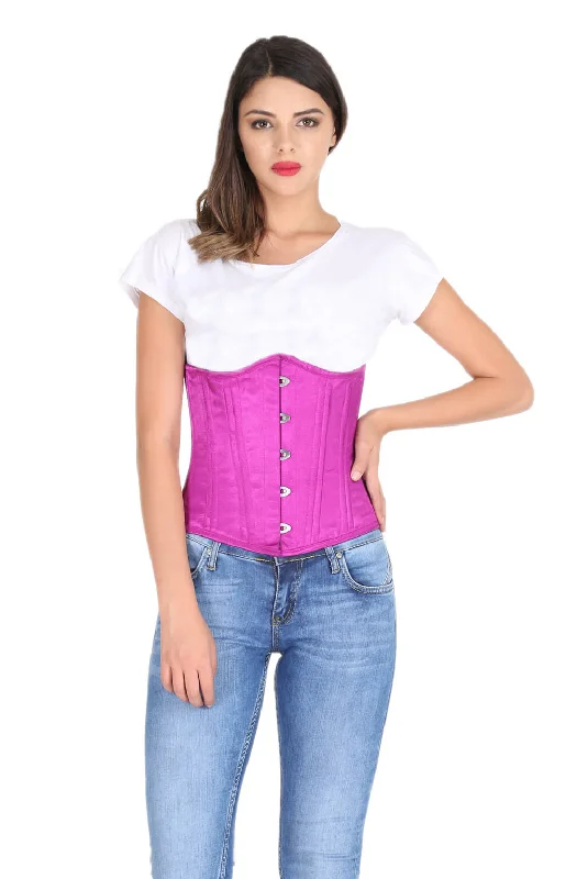 Time-Limited Offer Time-Limited Offer Purple Satin Spiral Steel Boned Gothic Corset Costume Burlesque Waist Training Underbust Bustier Top Time-Limited Offer Time-Limited Offer Purple Satin Spiral Steel Boned Gothic Corset Costume Burlesque Waist Training Underbust Bustier Top