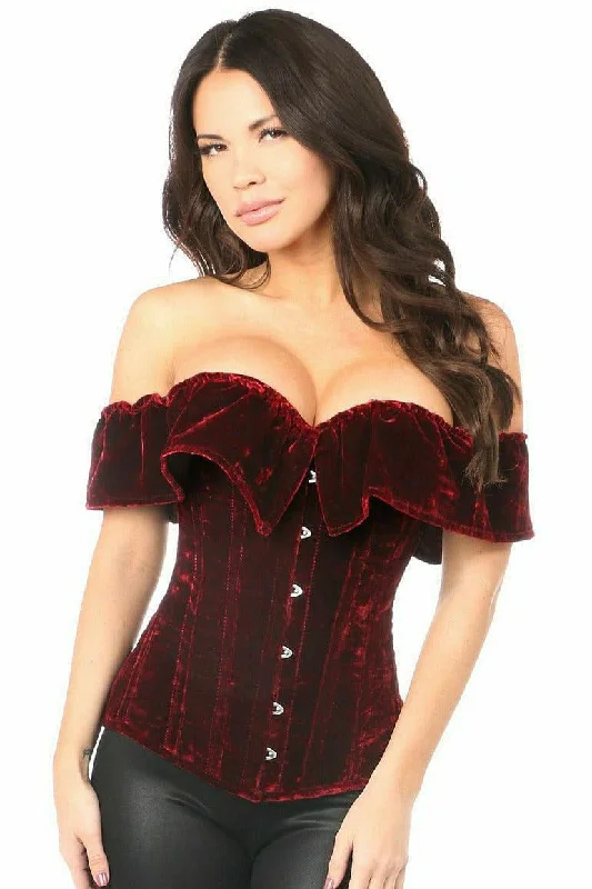 Weekend Offers That Shine Weekend Offers That Shine Queen Size Top Drawer Off Shoulder Velvet Corset Weekend Offers That Shine Weekend Offers That Shine Queen Size Top Drawer Off Shoulder Velvet Corset