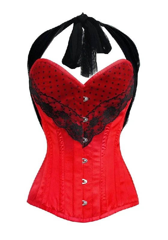 Low Cost Low Cost Red Tapta Net Lacing Gothic LONGLINE Overbust Valentine Corset Waist Training Low Cost Low Cost Red Tapta Net Lacing Gothic LONGLINE Overbust Valentine Corset Waist Training