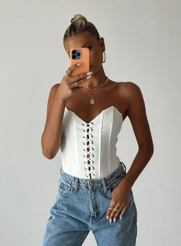 Price Reduction Price Reduction Sonya Bodysuit White