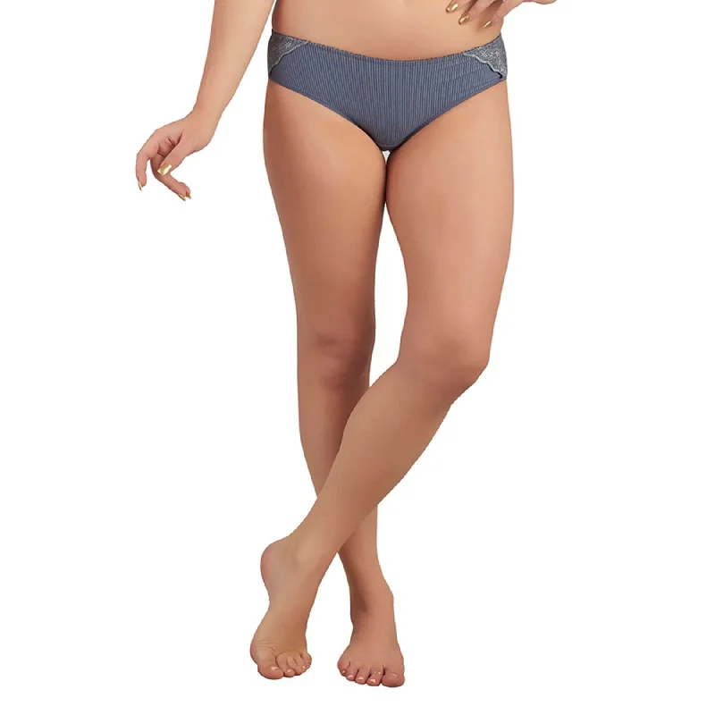 Stock Clearance Stock Clearance Stripes & Lace Brief Panty FP-1704