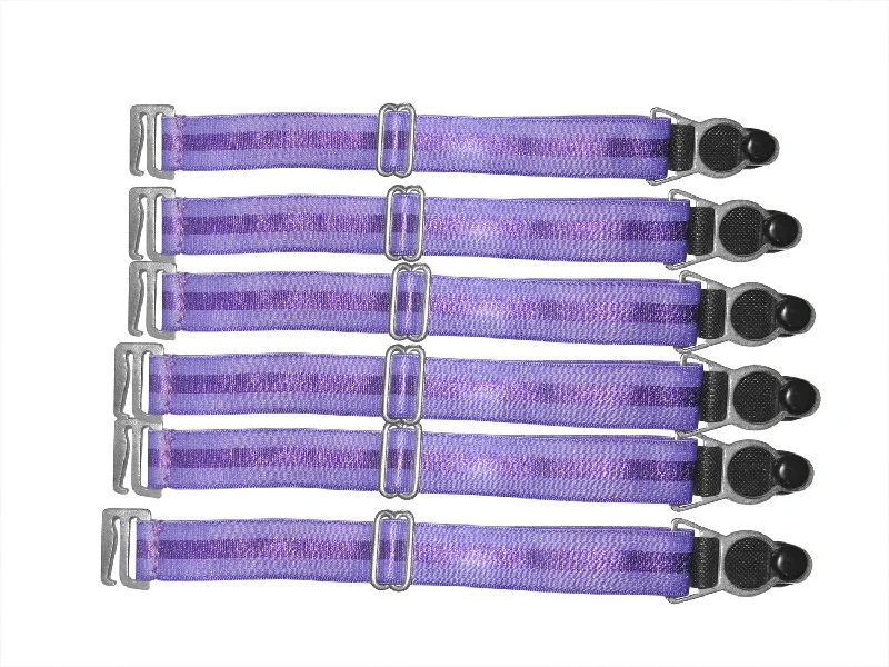 Weekend Discounts to Celebrate Weekend Discounts to Celebrate Suspender Clips In Dark Purple Weekend Discounts to Celebrate Weekend Discounts to Celebrate Suspender Clips In Dark Purple