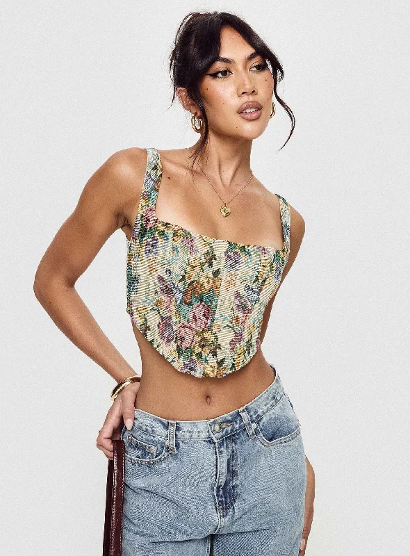 Today Only Today Only Tender Heart Corset Top Multi