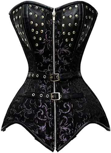Season Finale Sale Season Finale Sale Tunzi Brocade Steel Boned Overbust Corset