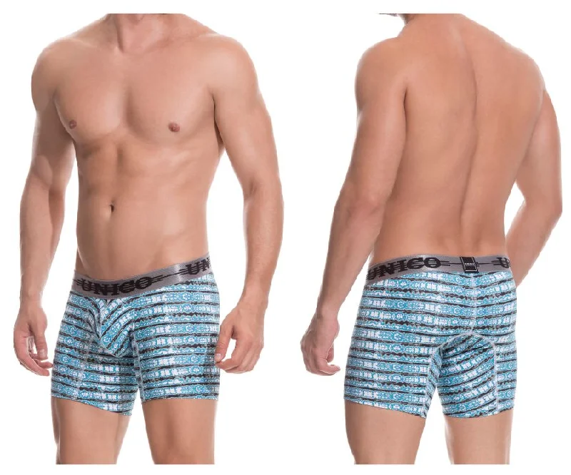 Weekend Bargains to Celebrate Weekend Bargains to Celebrate Unico 1802010025146 Boxer Briefs Track Color Blue