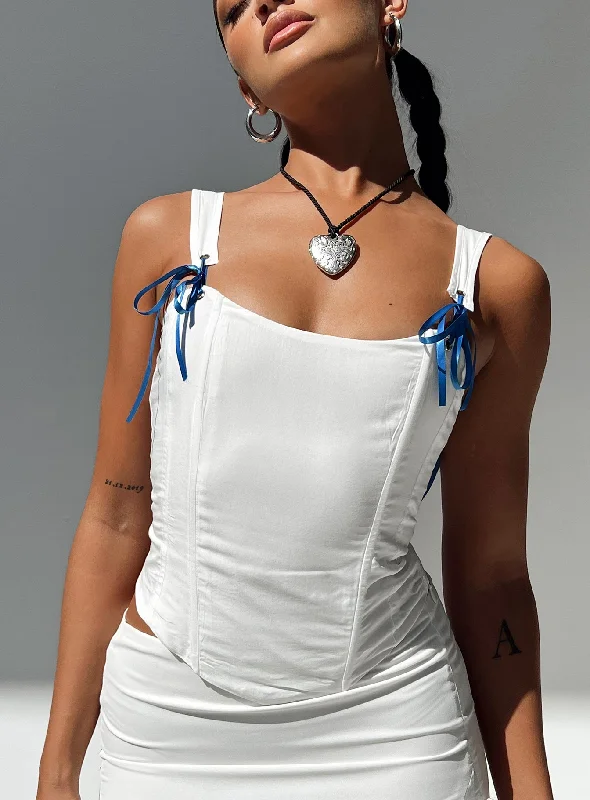 Weekend Deals You Can't Resist Weekend Deals You Can't Resist Vineyard Corset Top White