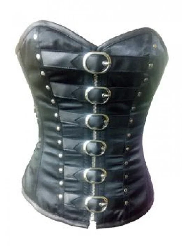 Savings Event Savings Event Women’s Black Leather Belts Zipper Gothic Steampunk Bustier Waist Training Overbust Corset Costume Savings Event Savings Event Women’s Black Leather Belts Zipper Gothic Steampunk Bustier Waist Training Overbust Corset Costume