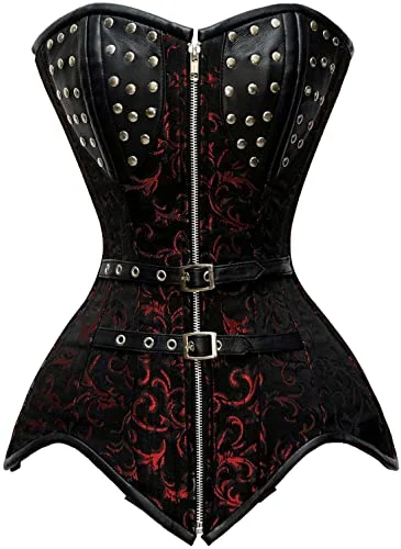 Don’t Miss Out Don’t Miss Out Wurtzbach Brocade Steel Boned Overbust Corset