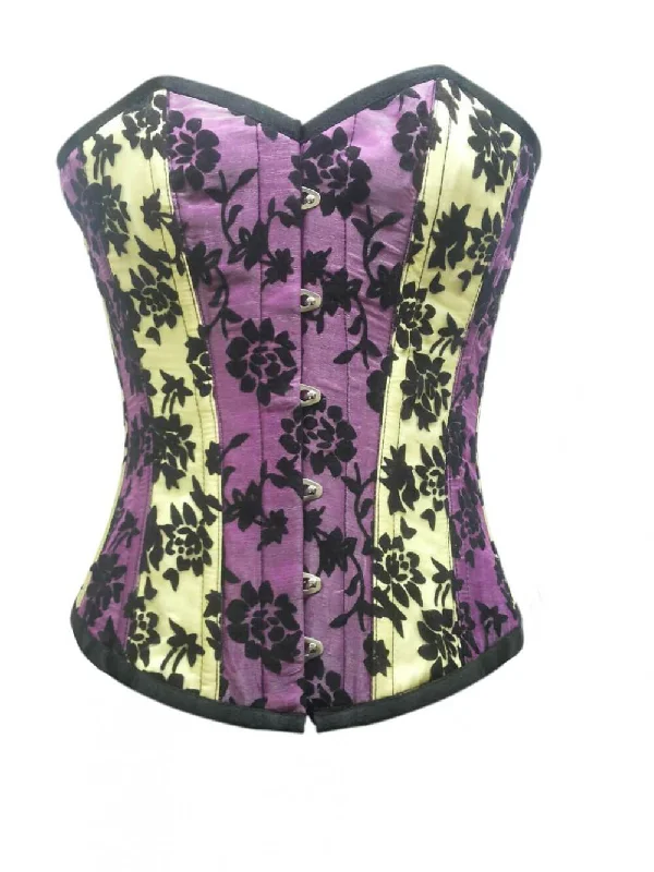 Weekend Bargains to Love Weekend Bargains to Love Yellow Purple Satin Gothic Burlesque Corset Waist Training Overbust Tissue Flocking Weekend Bargains to Love Weekend Bargains to Love Yellow Purple Satin Gothic Burlesque Corset Waist Training Overbust Tissue Flocking