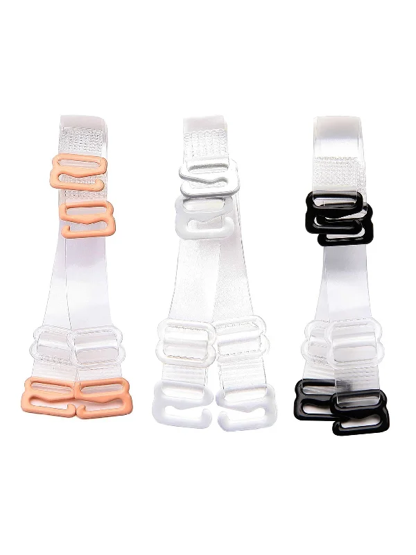 Mega Sale Mega Sale Invisible Shoulder Straps Replacement Bra For 3 Pairs Black/Nude/White Mega Sale Mega Sale Invisible Shoulder Straps Replacement Bra For 3 Pairs Black/Nude/White