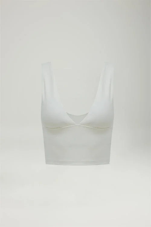 Limited Availability Limited Availability [AA x Hanli] Making Waves Longline Bra in Shell