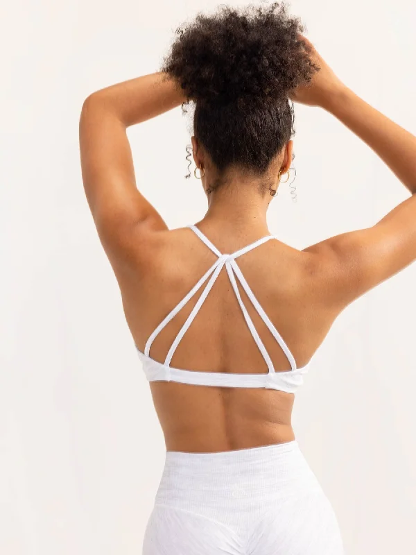 New Markdowns New Markdowns Activate Twist Sports Bra - Snow Grey Marl