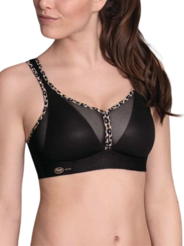 Flash Deal Flash Deal Air Control Deltapad Sports Bra - Black/Kalahari