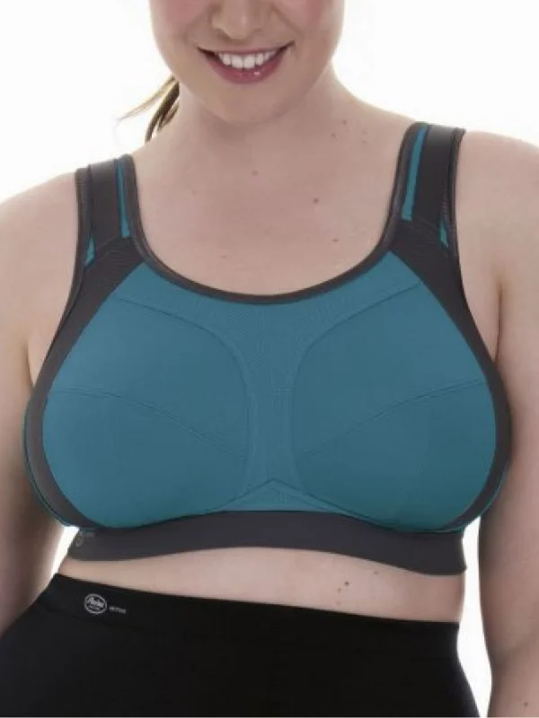Fantastic Offers Fantastic Offers Extreme Control F-K Sports Bra - Peacock/Anthracite