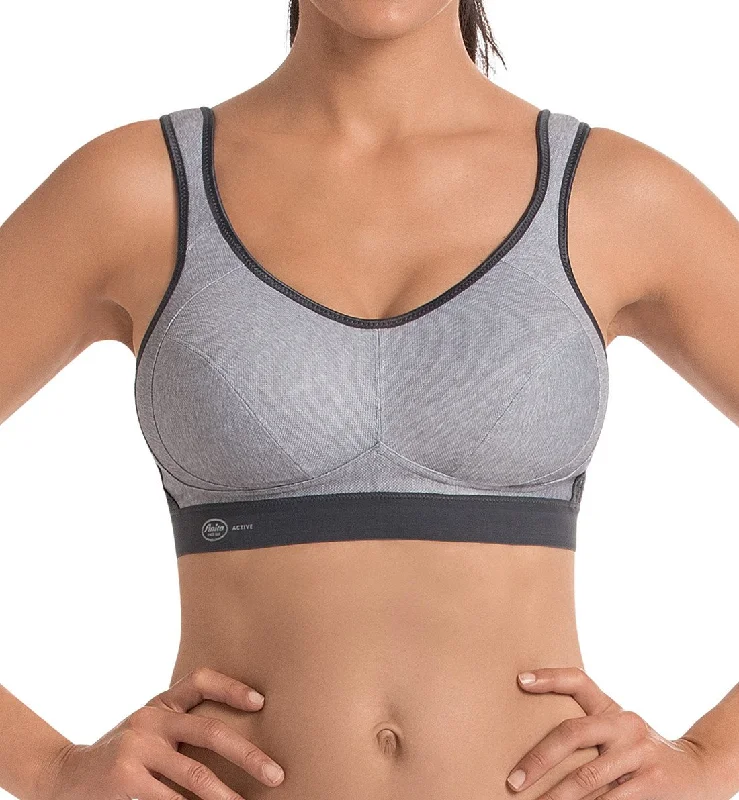 Don't Wait Don't Wait Anita Extreme Control Wireless Sports Bra (5527) - Heather Grey Don't Wait Don't Wait Anita Extreme Control Wireless Sports Bra (5527) - Heather Grey