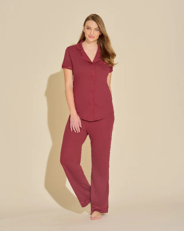 Bonus Savings Bonus Savings Short Sleeve Top & Pant Pajama Set