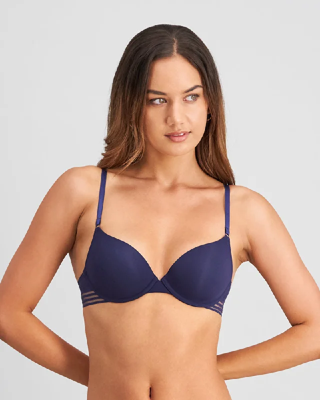 Weekend Bargains to Snag Weekend Bargains to Snag Stripe Elastic & Papertouch Push Up Bra