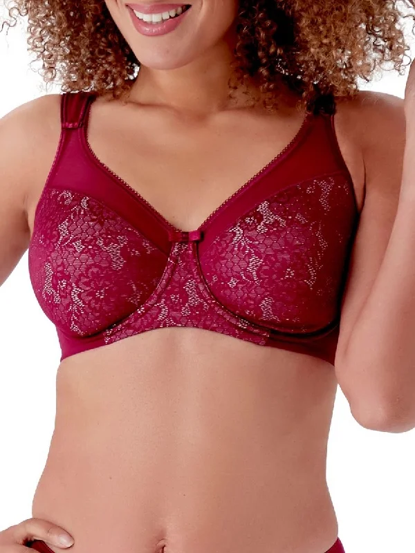Weekend Bargains to Enjoy Weekend Bargains to Enjoy Beauty Everyday Minimiser Bra - Burgundy Weekend Bargains to Enjoy Weekend Bargains to Enjoy Beauty Everyday Minimiser Bra - Burgundy