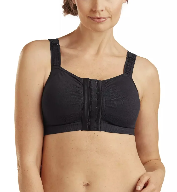 Stock Up Stock Up Carefix Mary Front Close Post-Op Bra (3343) - Black