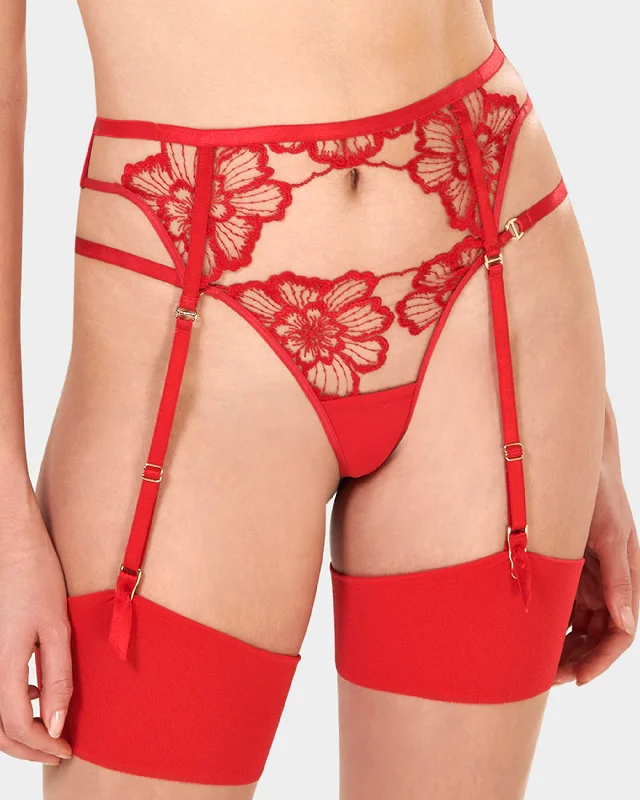 Bonus Savings Bonus Savings Catalina Suspender Red/Sheer