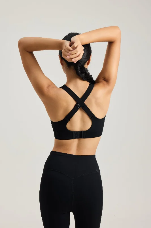 Loyalty Reward Loyalty Reward Clasp Bra (High Neck) in Black Sesame