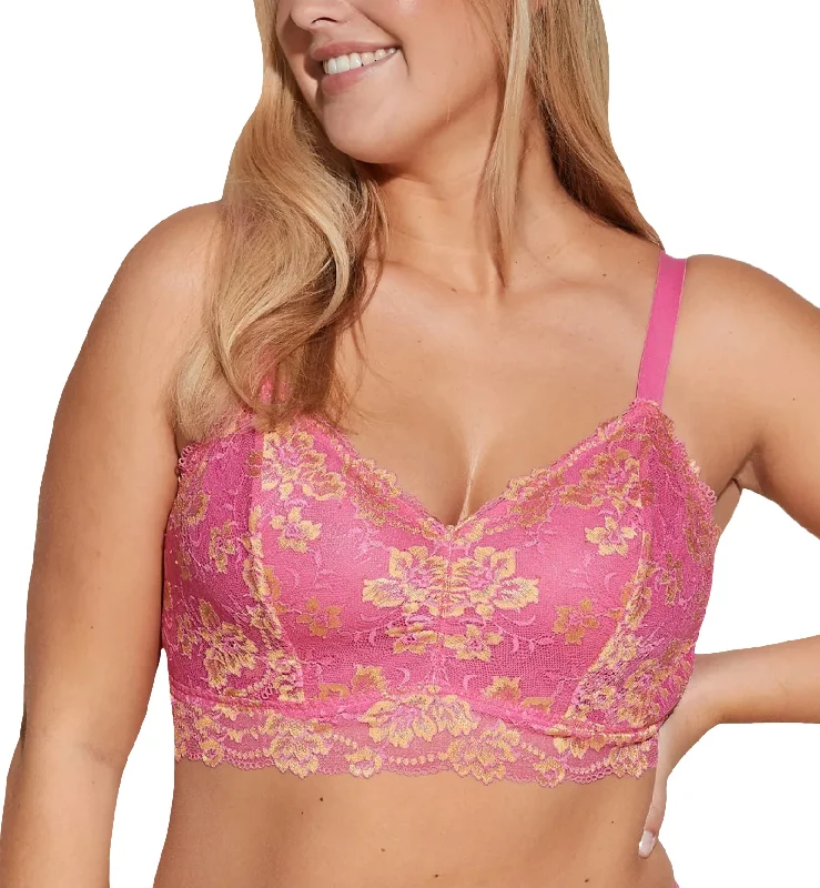 Deal Dash Deal Dash Cosabella Savona SUPER Curvy Longline Bralette (SAVON1386) - Rani Pink/Gold