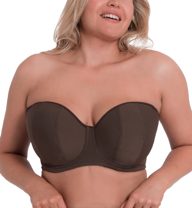 Savings Bonanza Savings Bonanza Curvy Kate Luxe Multiway Strapless Underwire Bra (CK2601) - Cocoa Savings Bonanza Savings Bonanza Curvy Kate Luxe Multiway Strapless Underwire Bra (CK2601) - Cocoa