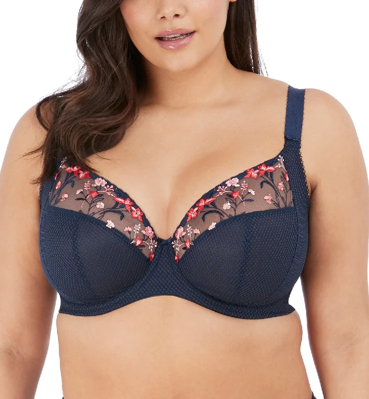 Buy Now Buy Now Elomi Charley Banded Plunge Underwire Bra (4380) - Navy