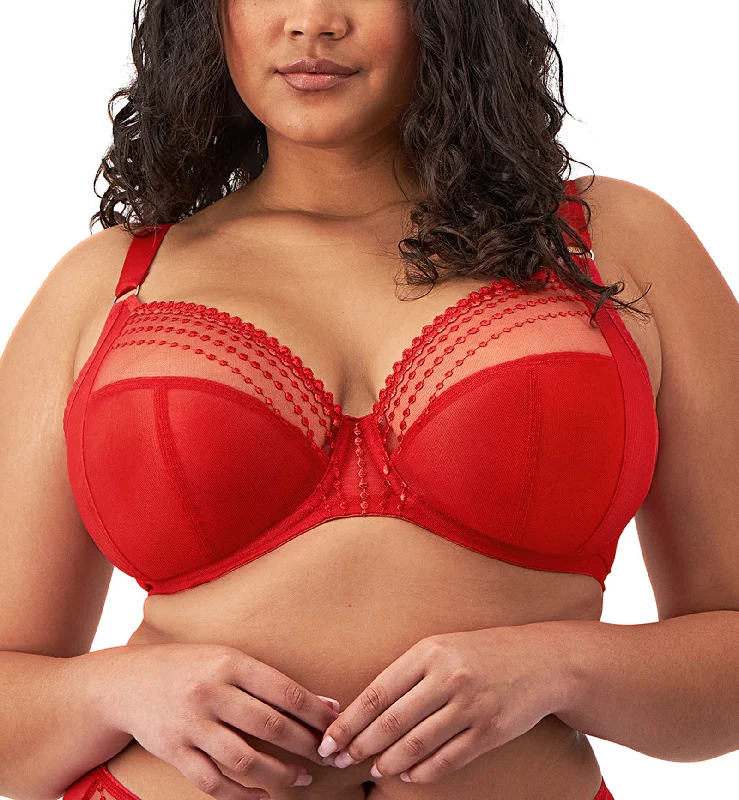 Super Sale Super Sale Elomi Matilda Banded Plunge Underwire Bra (8900) - Haute Red
