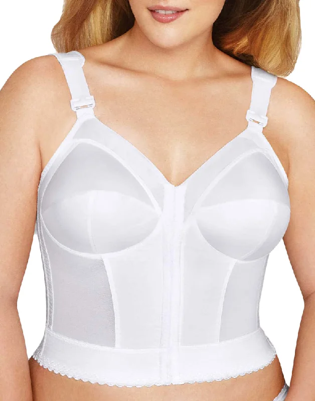 Bargain Bin Bargain Bin Exquisite Fully Front Close Longline Posture Bra 5107530
