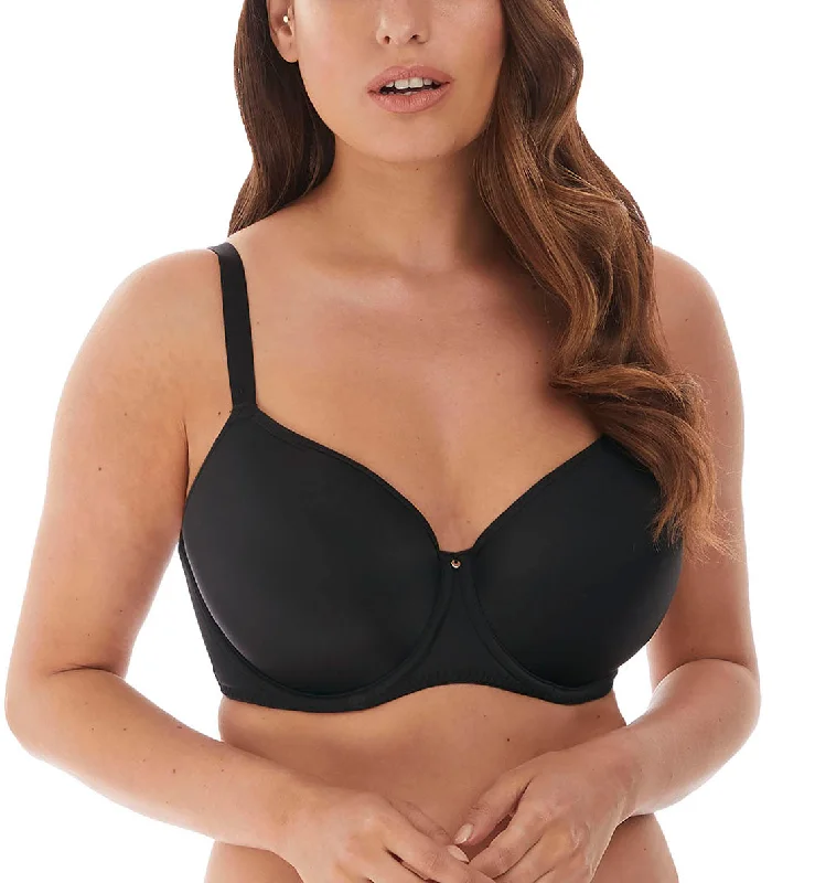 Price Drop Price Drop Fantasie Aura Seamless Molded T-Shirt Underwire Bra (2321) - Black