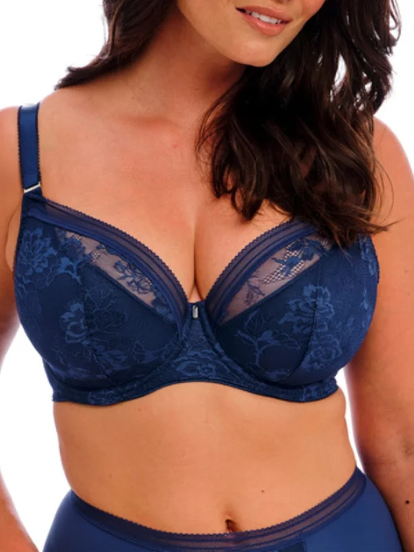 Extra Discounts Extra Discounts Fusion Lace Plunge Bra - French Navy