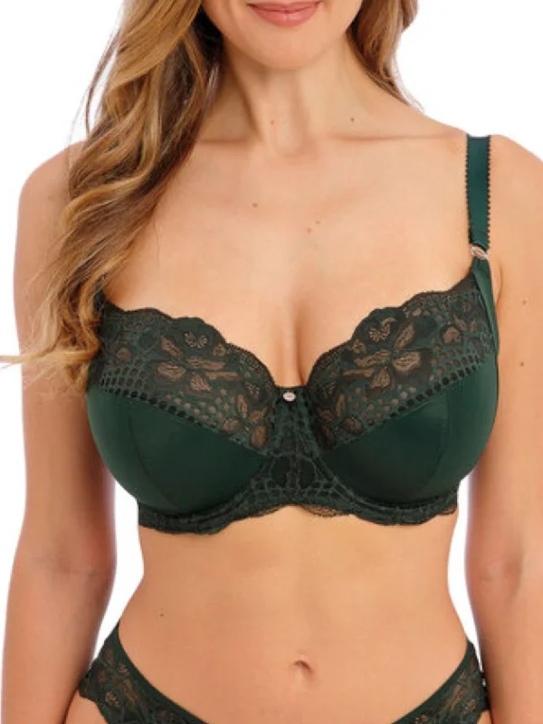 Price Slash Price Slash Reflect Side Support Bra - Deep Emerald