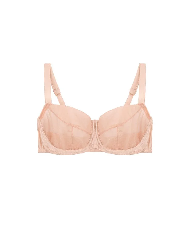Discount Extravaganza Discount Extravaganza Fleur Du Jour Blush Balcony Bra