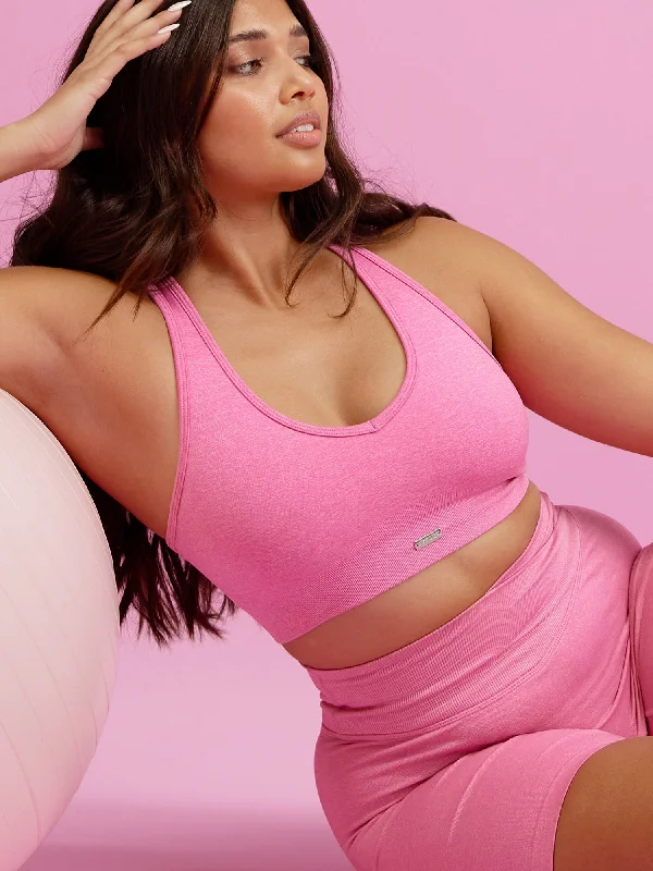 Weekend Wonders Await! Weekend Wonders Await! Focus Seamless Sports Bra - Hot Pink Marl Weekend Wonders Await! Weekend Wonders Await! Focus Seamless Sports Bra - Hot Pink Marl