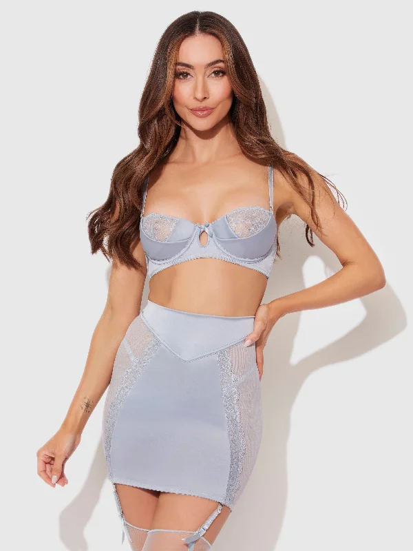 Sale Alert Sale Alert Serenity Lace & Satin Underwire Unlined Bra