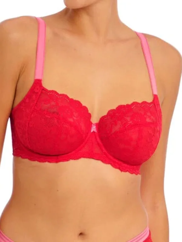 Final Markdown Final Markdown Offbeat Side Support Bra - Chilli Red