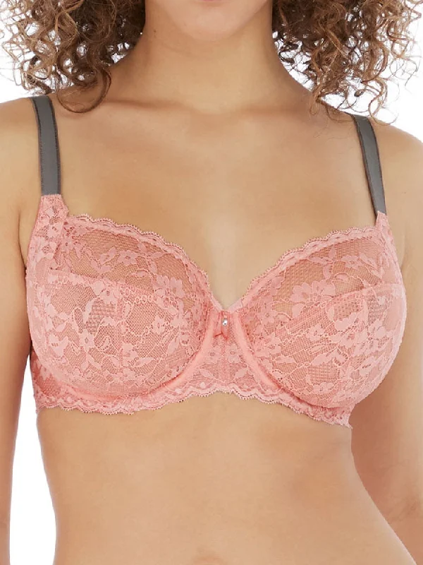 Huge Savings Huge Savings Offbeat Side Support Bra - Rosehip