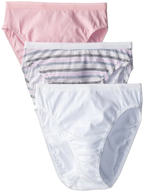 Online Only Online Only Fruit of the Loom Women`s 3 Pack Assorted Cotton Hi-Cut Panties Online Only Online Only Fruit of the Loom Women`s 3 Pack Assorted Cotton Hi-Cut Panties
