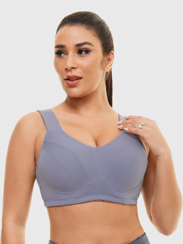 Clearance Sale Clearance Sale Full Coverage Underwire Workout Sports Bras Grey