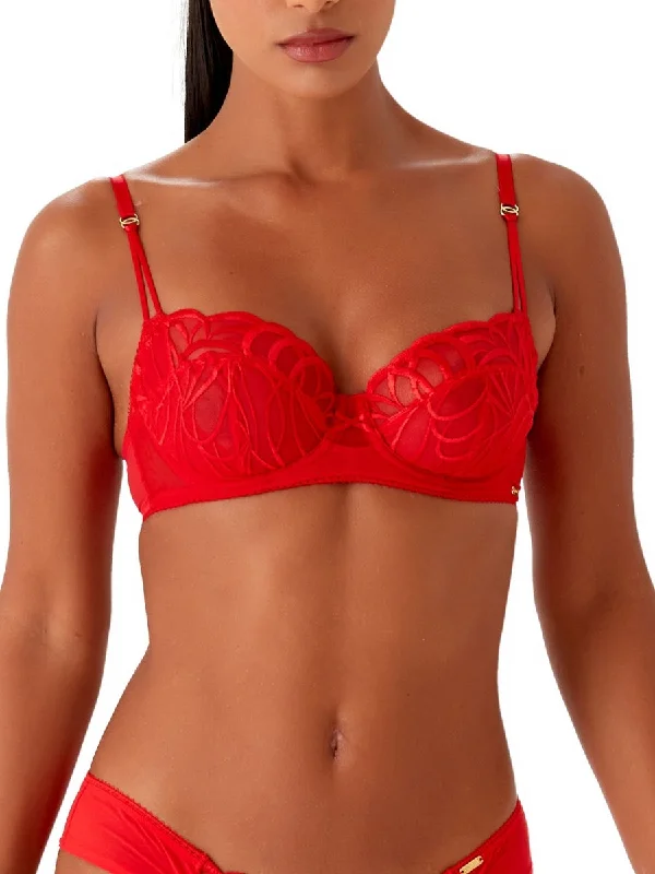 Exclusive Offer Exclusive Offer Fiesta Balcony Bra - Fiesta Red