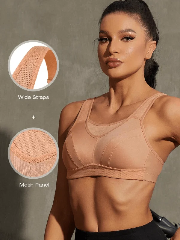 Weekend Price Cuts Galore Weekend Price Cuts Galore High Impact Large Bust Full Coverage Workout Bras orange